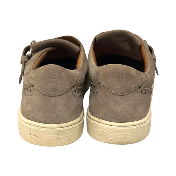 Frye Gemma Fringe Kiltie Buckle Suede Sneakers Grey Women’s 7.5 (3471189) - Picture 5 of 7